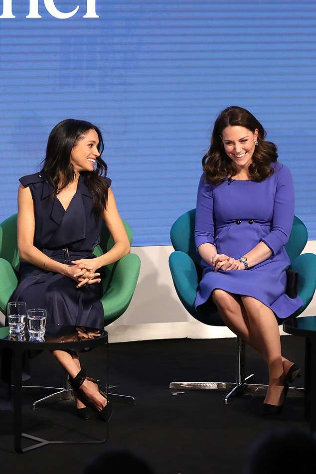Meghan Markle and Kate Middleton Take Center Stage in Coordinated Shades of Blue