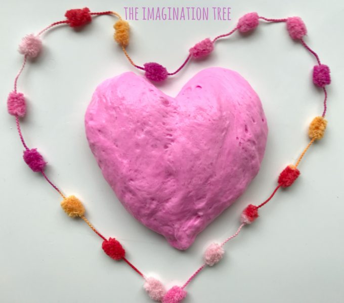 Valentine’s Fluffy Slime Recipe! – The Imagination Tree