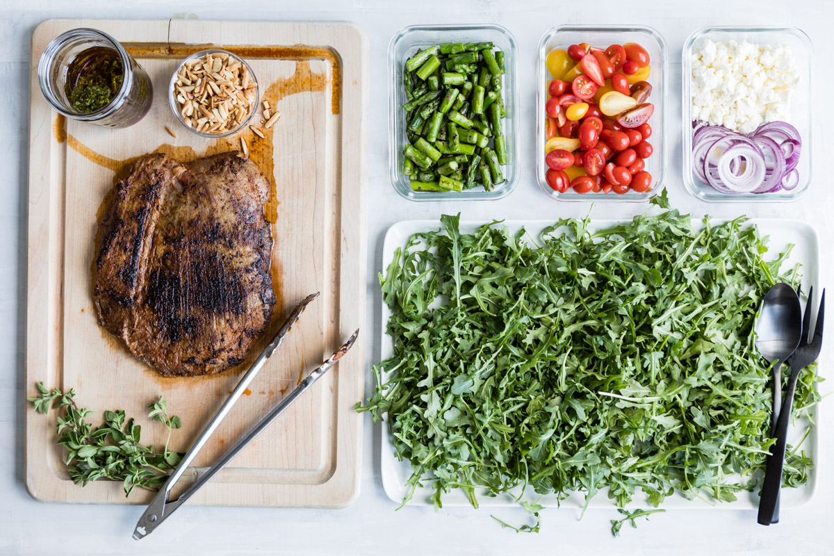 Marinated Flank Steak Salad ⋆ Design Mom