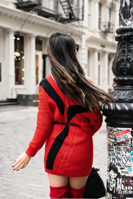 Spring Refresh :: Sweater dresses & Red boots
