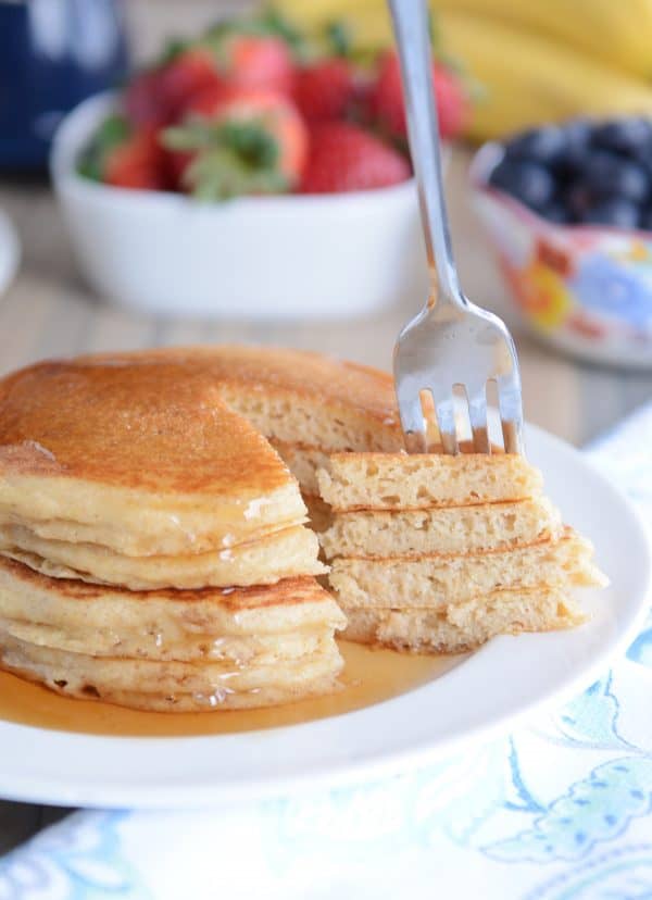 Fluffy Buttermilk Overnight Pancakes Recipe