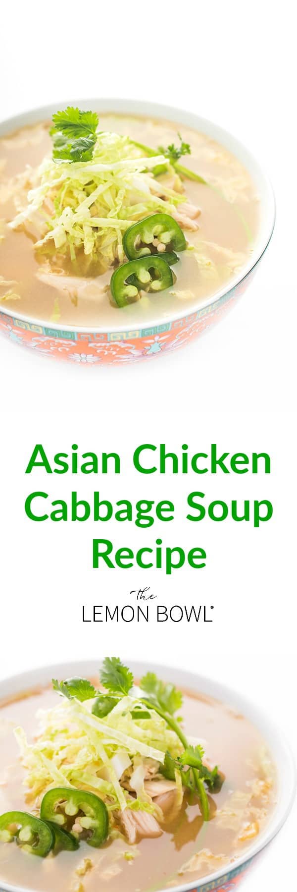 Asian Chicken Cabbage Soup Recipe