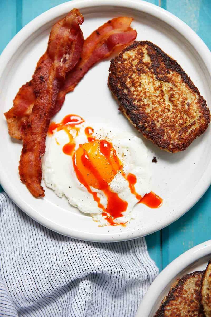 Low Carb Cauliflower Hash Browns (Keto)