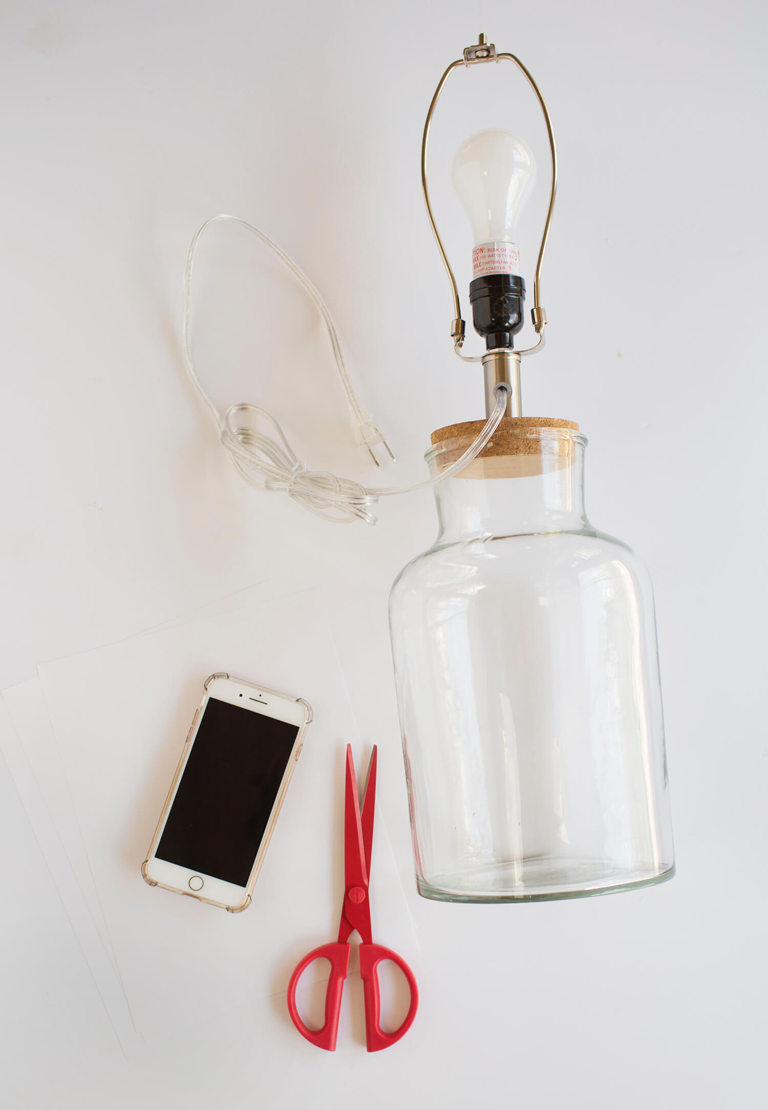 Easy Printed Vinyl Lamp – A Beautiful Mess