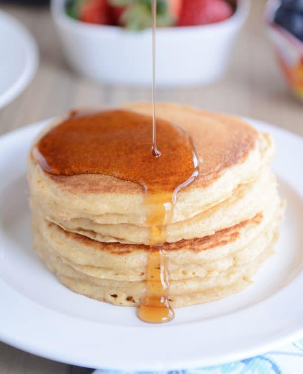 Fluffy Buttermilk Overnight Pancakes Recipe