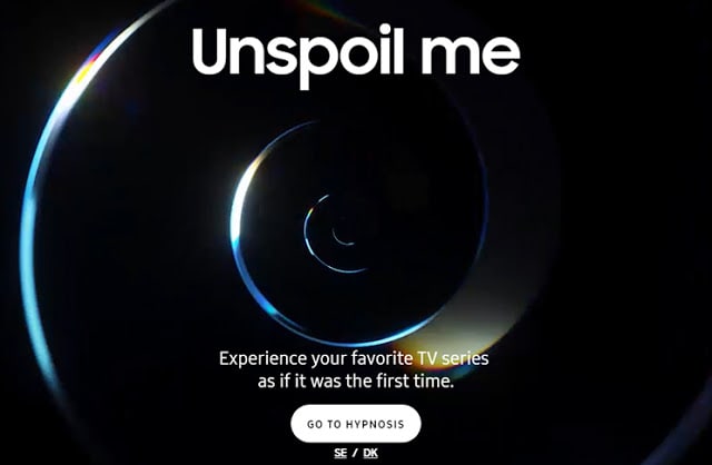 Samsung Launches a Site That Can “Erase Your Memory” With Hypnosis