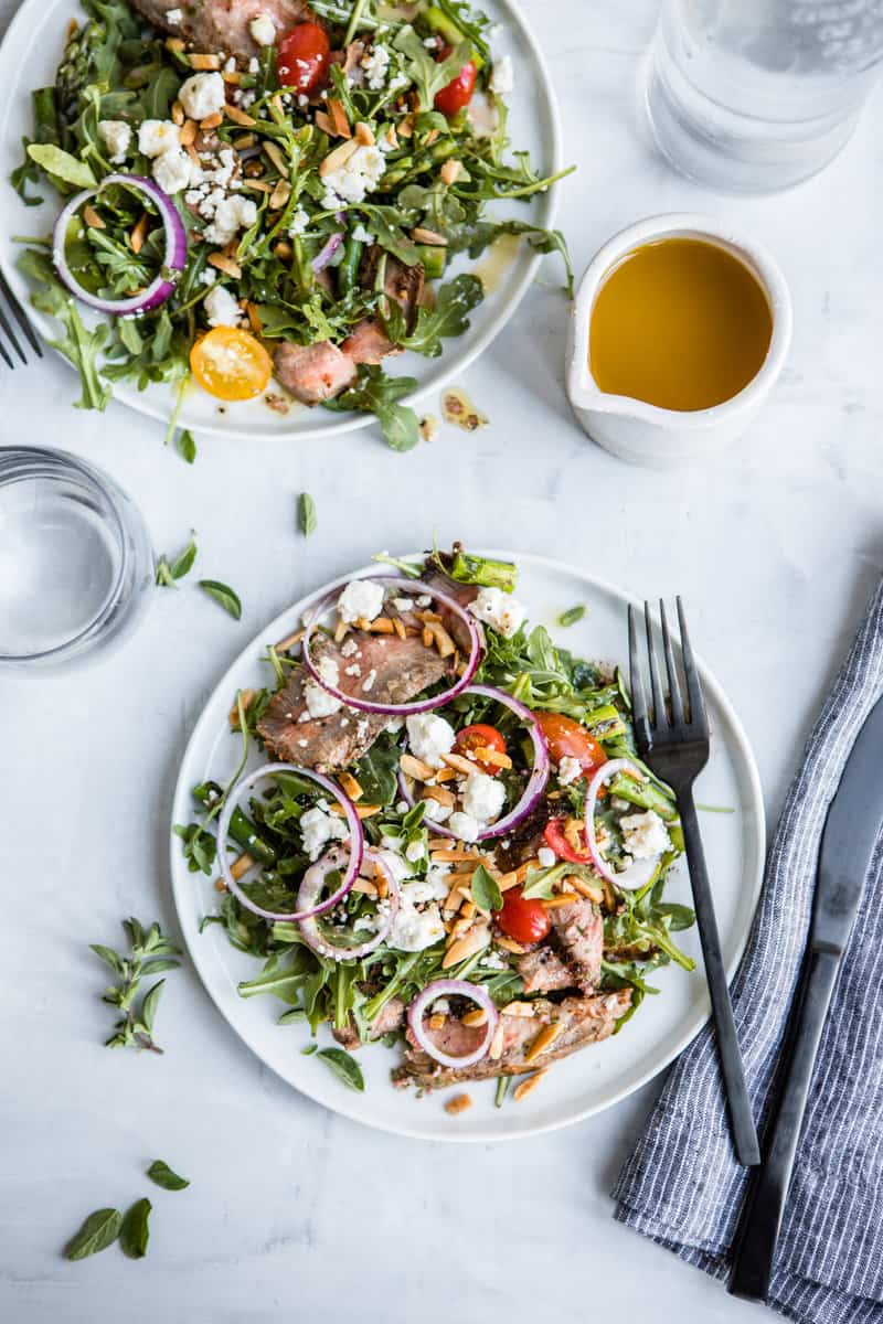 Marinated Flank Steak Salad ⋆ Design Mom