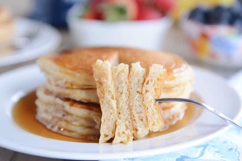 Fluffy Buttermilk Overnight Pancakes Recipe