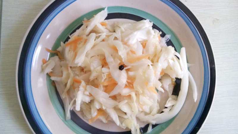 Easy pickled Cabbage with Carrot recipe