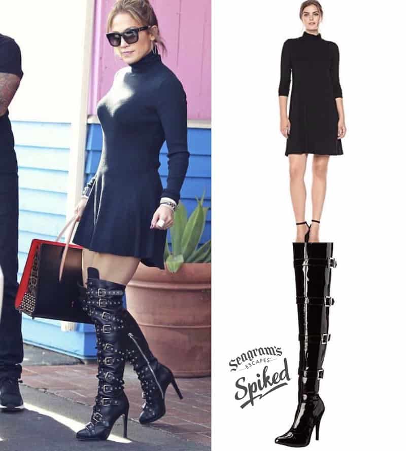 Great Taste for Less with Seagram’s Escapes Spiked: Charlize Theron’s Saint Laurent Look for Less + Jennifer Lopez’s Black Dress and Boots for a Steal!