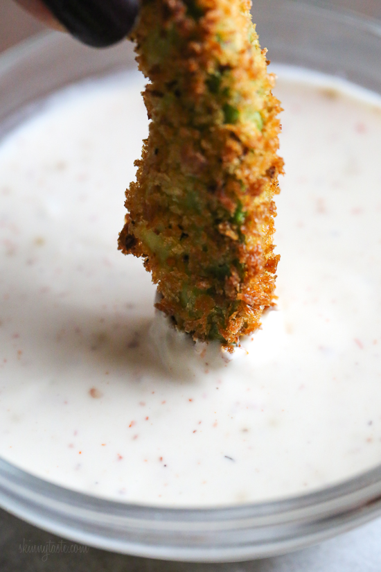 Avocado Fries with Lime Dipping Sauce / Skinnytaste