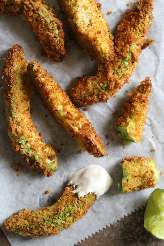 Avocado Fries with Lime Dipping Sauce / Skinnytaste