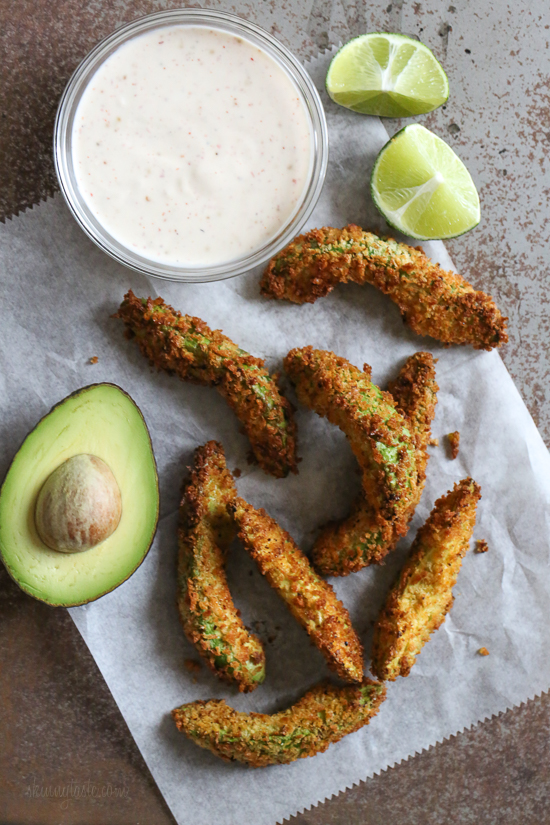 Avocado Fries with Lime Dipping Sauce / Skinnytaste