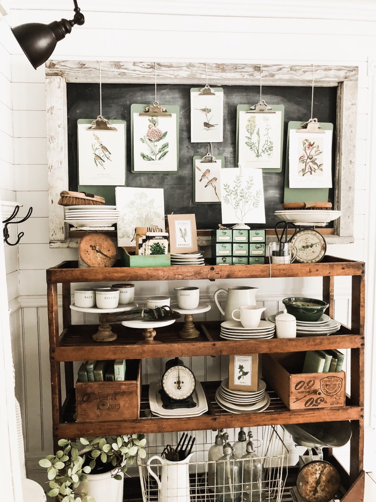 Dining Room Cottage Greenhouse Shelves