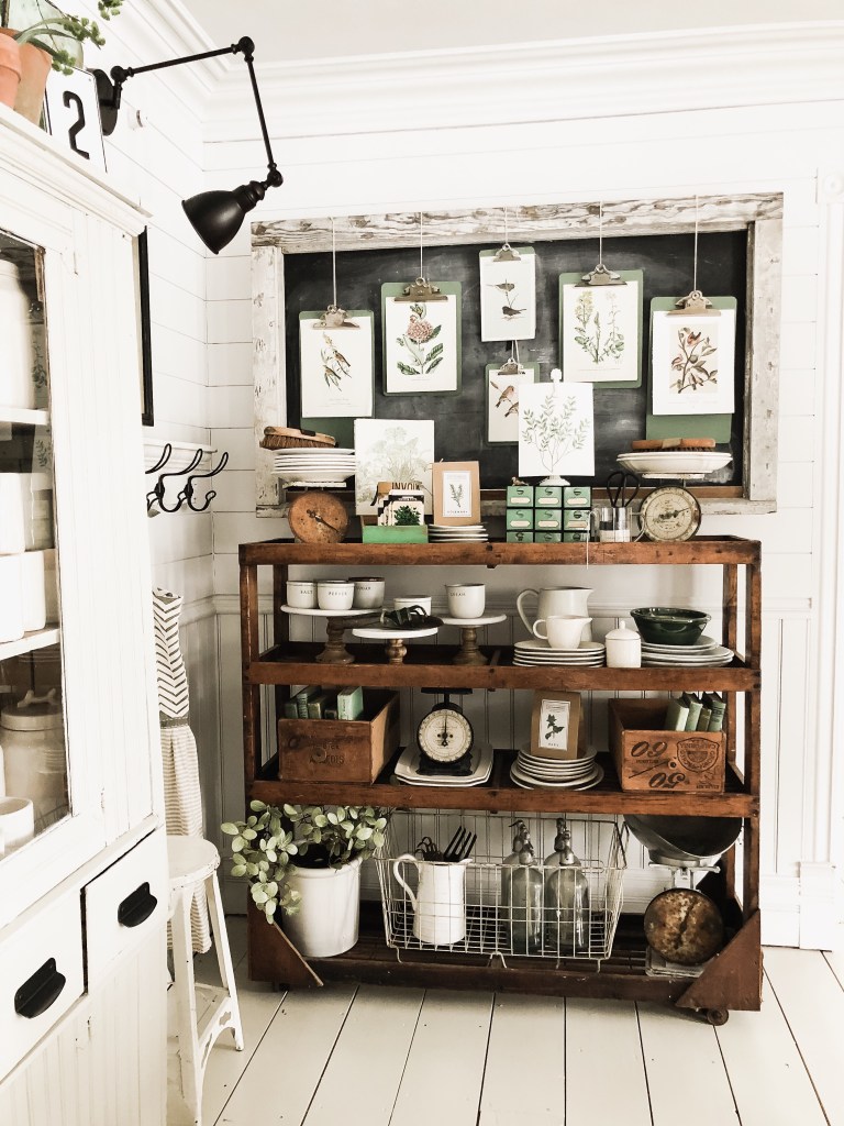 Dining Room Cottage Greenhouse Shelves