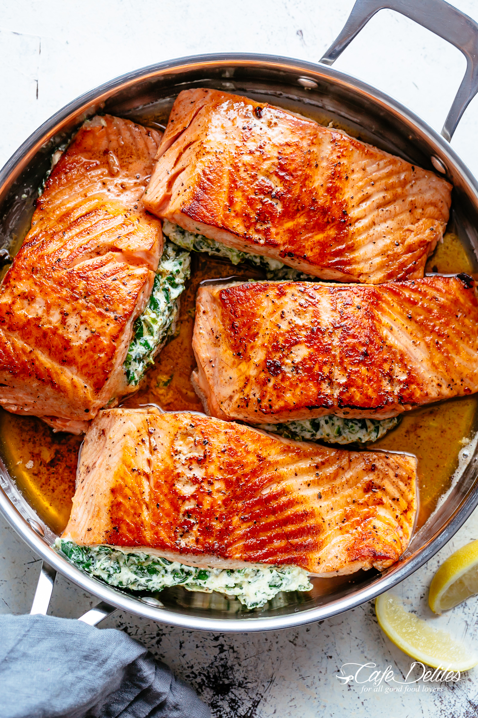 Creamy Spinach Stuffed Salmon In Garlic Butter Furilia Entertainment creamy-spinach-stuffed-salmon-in-garlic-butter-furilia-entertainment