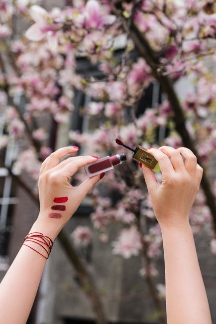 Spring Beauty :: Ruffle top & All things Beauty