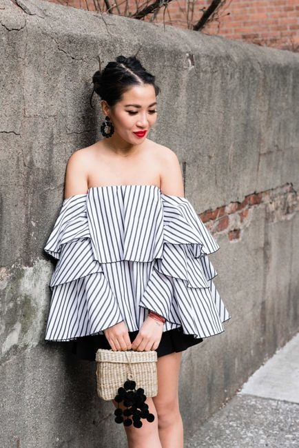 Spring Beauty :: Ruffle top & All things Beauty