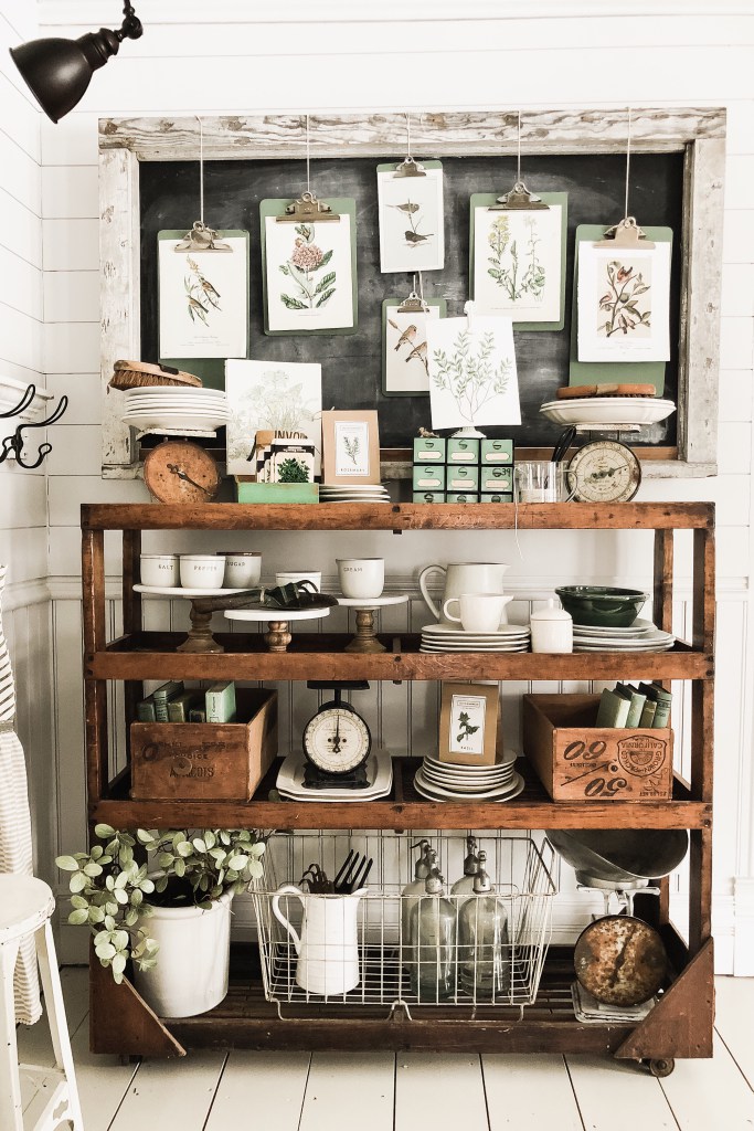 Dining Room Cottage Greenhouse Shelves