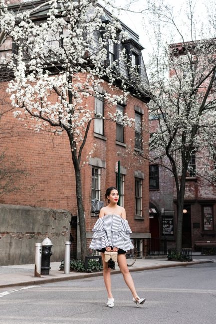 Spring Beauty :: Ruffle top & All things Beauty