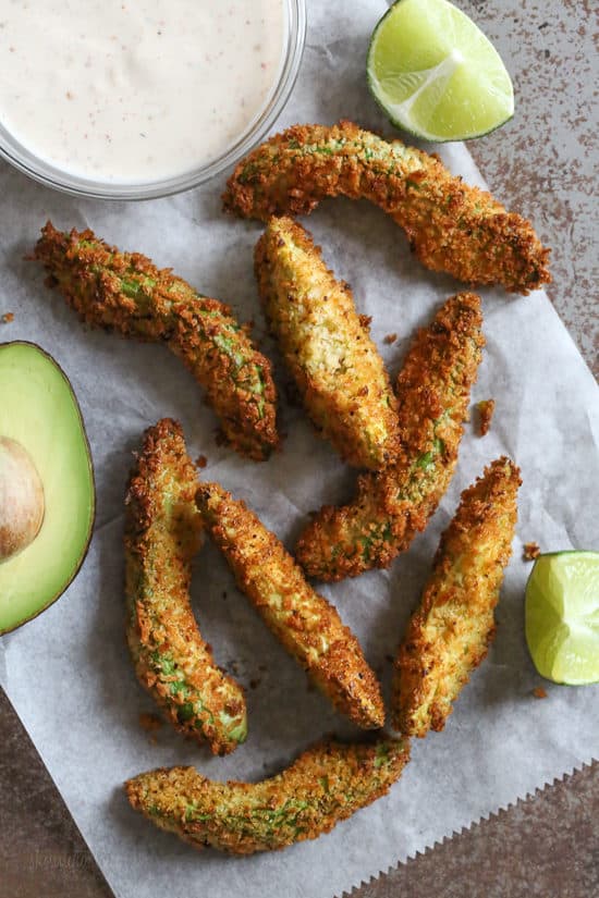 Avocado Fries with Lime Dipping Sauce / Skinnytaste