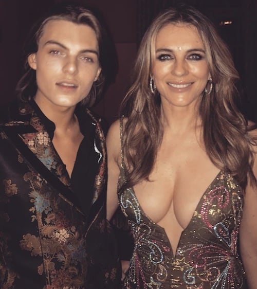 Elizabeth Hurley Is Getting Chi-Chi Shamed For A Photo With Her Son