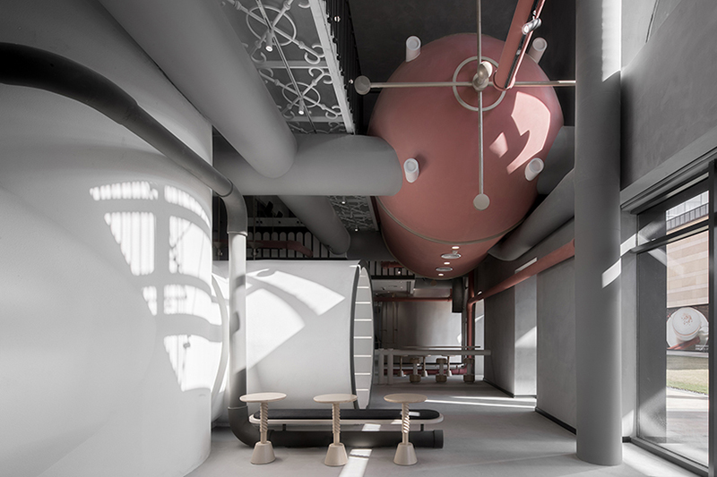 A fusion of the Industrial Age and the Age of Technology in Ideas Lab, China