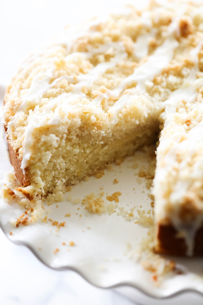 Wonderful Breakfast or Dessert Recipe – Lemon Crumb Cake