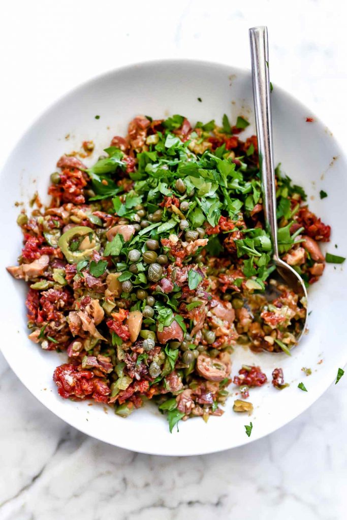 Mediterranean Grilled Balsamic Chicken and Olive Tapenade