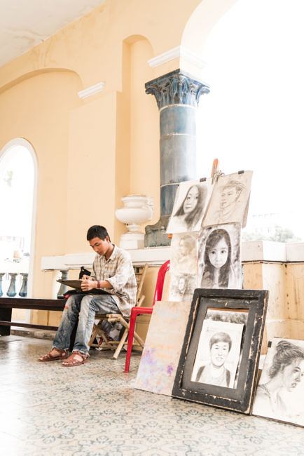 Like a Painting :: Ruffle midi dress &#038; Wavy braids