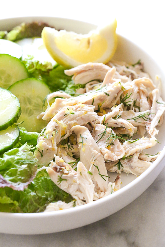 Simple And Healthy Chicken Salad With Lemon And Dill Recipe Furilia