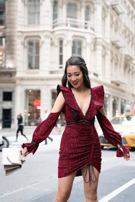 Date Night Outfit: Red dress & Red lips