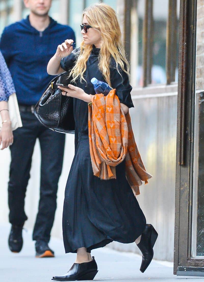 Ashley Olsen Just Made Wedge Ankle Boots Cool Again