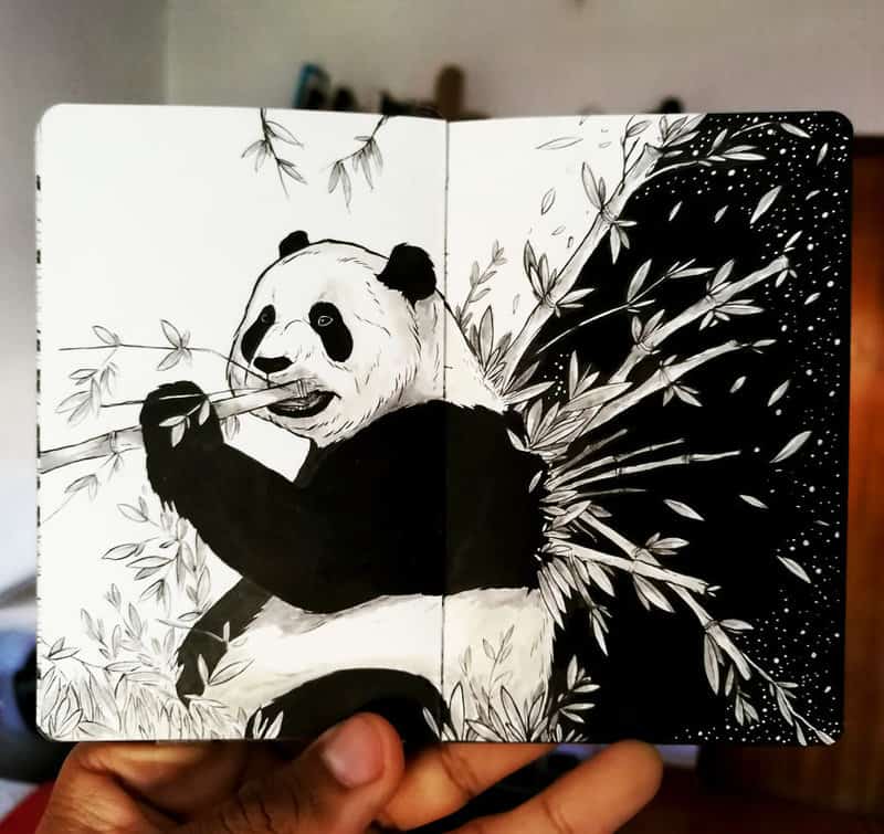 Magical Animal Illustrations Mixed With The Night Sky