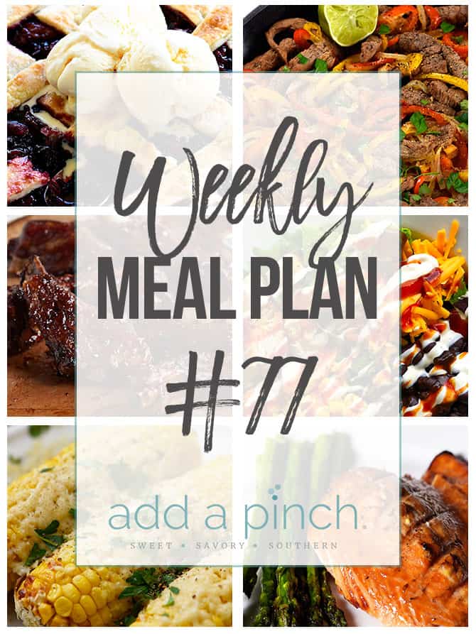 Weekly Meal Plan #77 – Monday: Leftovers
