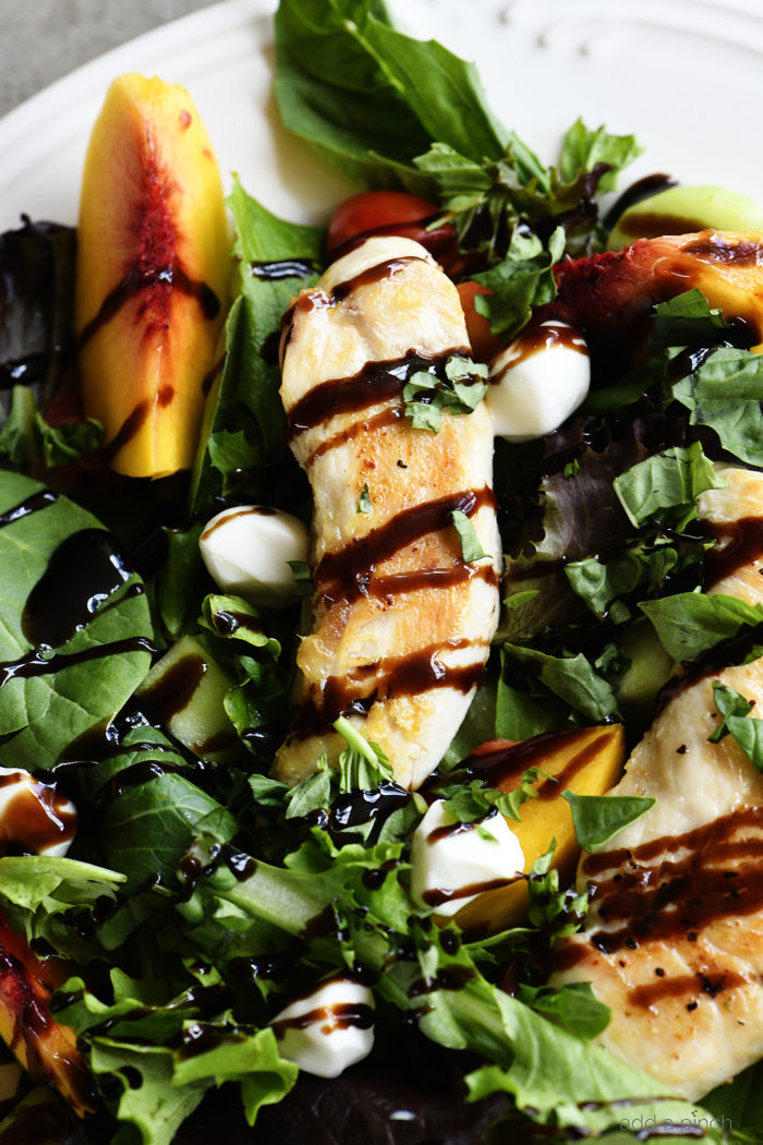 Delicious Recipe of Grilled Chicken and Peach Salad