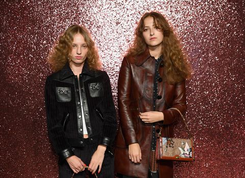 Selena Gomez in a Chic Gold Dress to Cheer on Anna Collins Making Her Runway Debut at Coach &#8211; ELLE.com