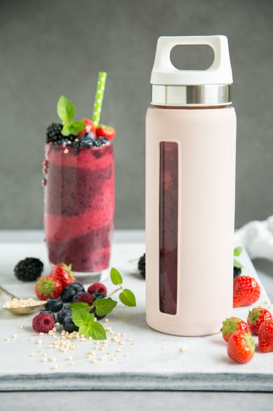 Superrrr Energy-boosting Mixed Berry Smoothie Recipe