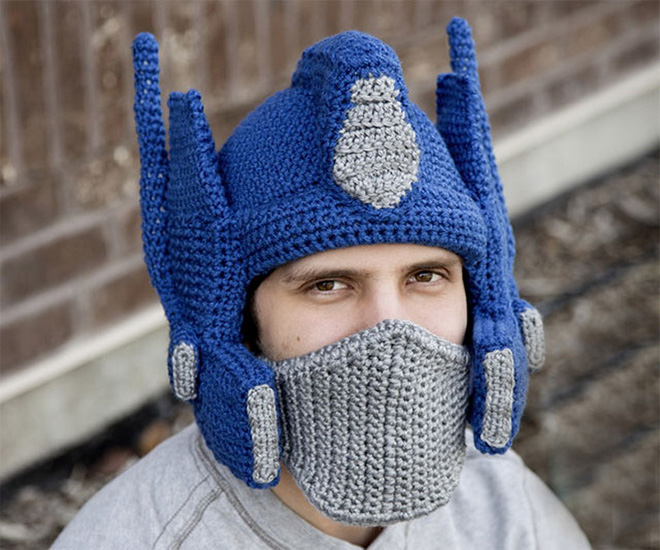 Stay Warm in Funny Crocheted Hats!