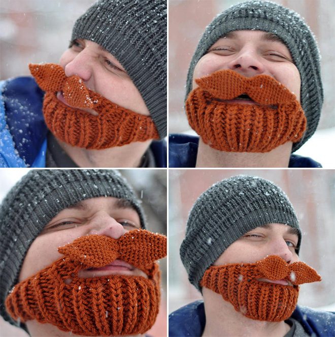 Stay Warm in Funny Crocheted Hats!