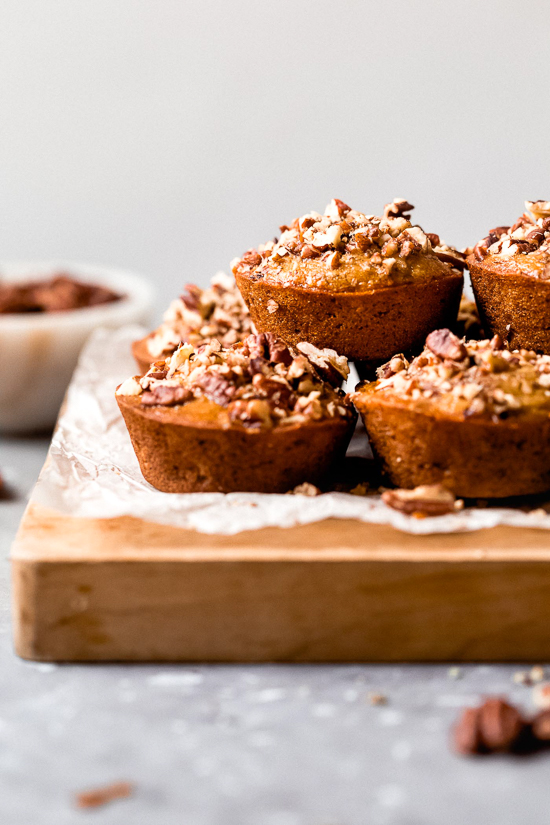 Moist And Delicious Maple Pecan Banana Muffins Recipe