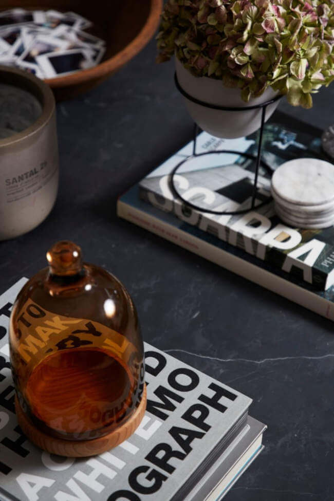 Bold Statement Artworks Instead of a Wall, a Gallery Wall.