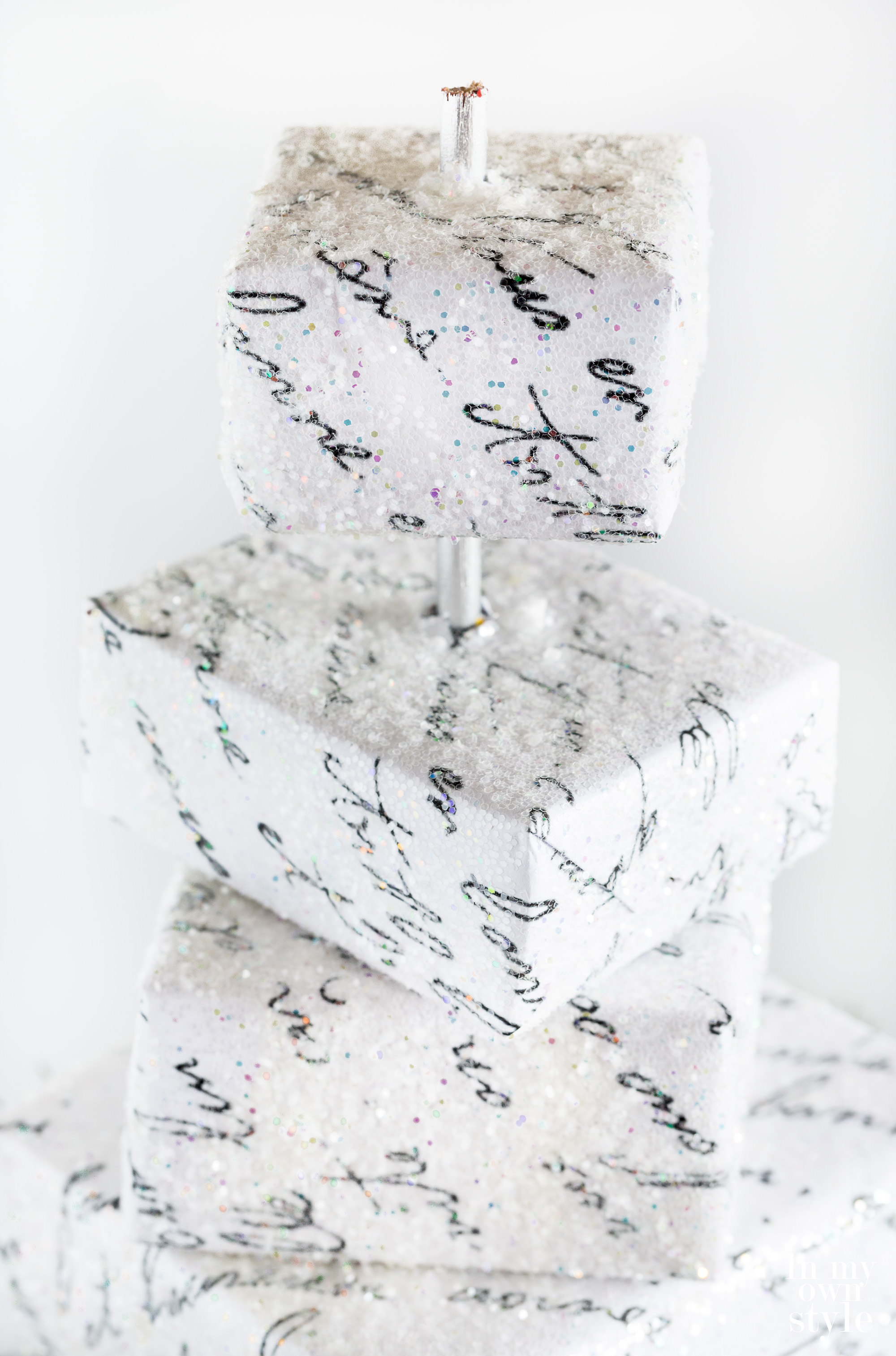 A Lovely Little Crafty Decor Object &#8211; Stacked Box Christmas Tree&#8230;