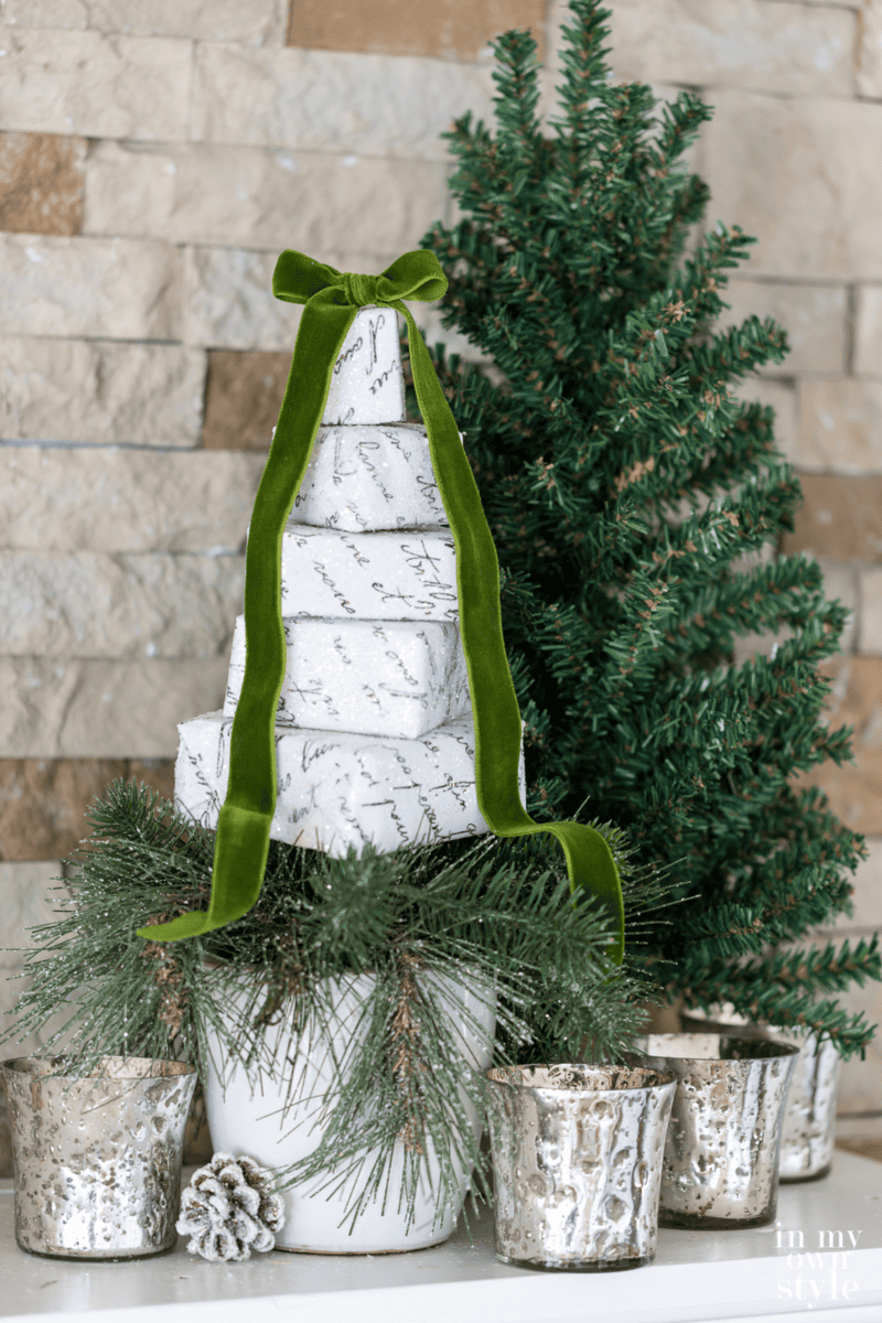 A Lovely Little Crafty Decor Object – Stacked Box Christmas Tree…