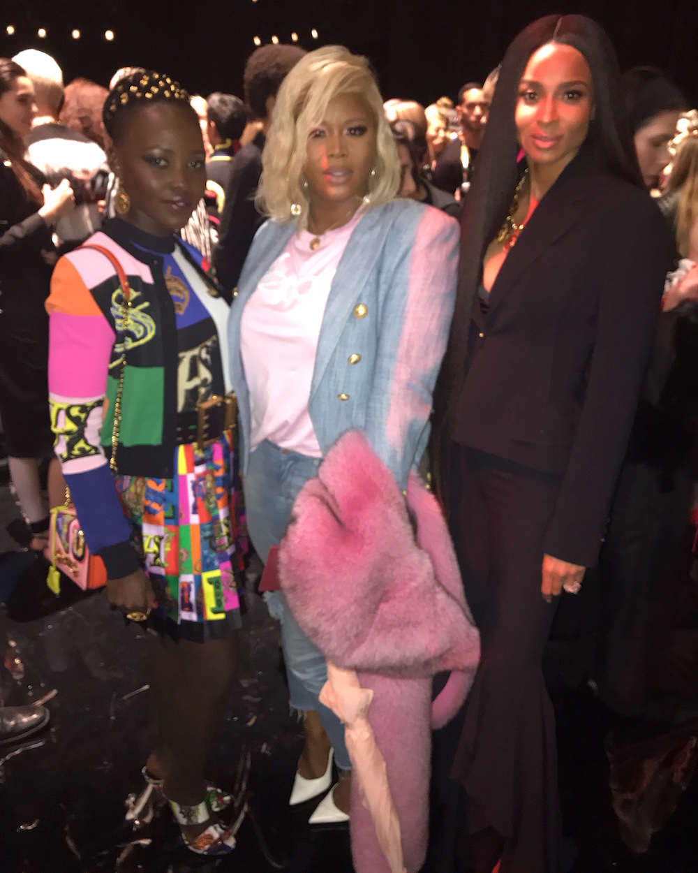 Versace Pre-Fall 2019 show at the Stock Exchange in Downtown Manhattan.