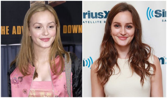 Leighton Meester with natural hair color