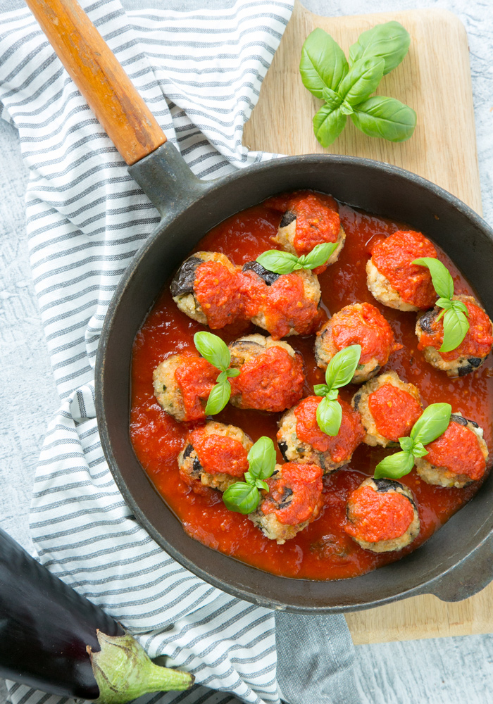 Vegetarian Aubergine Meatballs Recipe &#8211; The Petite Cook