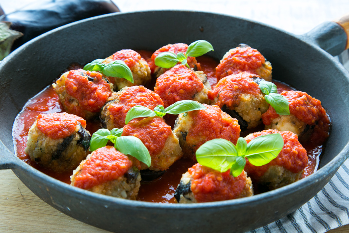 Vegetarian Aubergine Meatballs Recipe &#8211; The Petite Cook