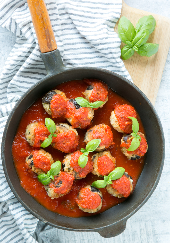 Vegetarian Aubergine Meatballs Recipe &#8211; The Petite Cook