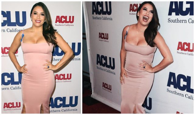 Eva Longoria “Now burst!”: Celebrities Who Made a Mistake With the Size Of the Dress